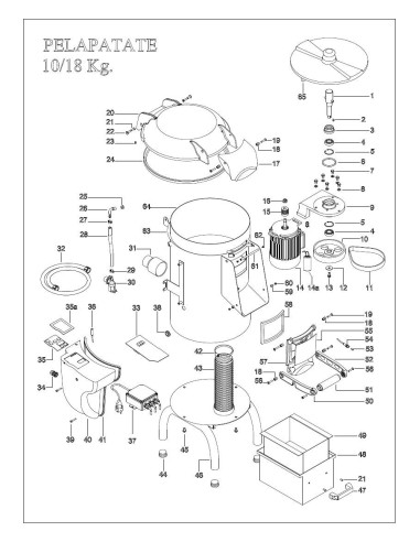 Pièces détachées FAMA PELAPATATE 10-18 Kg Annee 0 - FAMA PELAPATATE 10-18 Kg - Annee 0 - Fama