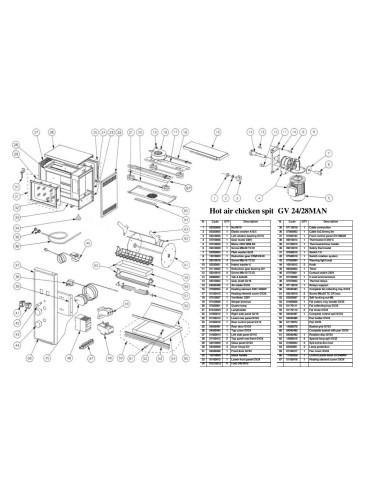 Pièces détachées CB S.R.L. GV24MAN Annee 0 - CB S.R.L. GV24MAN - Annee 0 - Cb S.R.L