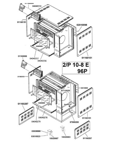 Pièces détachées CB S.R.L. 2P10-8 E Annee 0 - CB S.R.L. 2P10-8 E - Annee 0 - Cb S.R.L