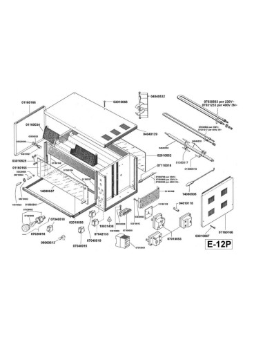 Pièces détachées CB S.R.L. E-12P Annee 0 - CB S.R.L. E-12P - Annee 0 - Cb S.R.L