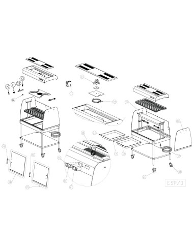 Pièces détachées CB S.R.L. ESP-3 Annee 0 - CB S.R.L. ESP-3 - Annee 0 - Cb S.R.L