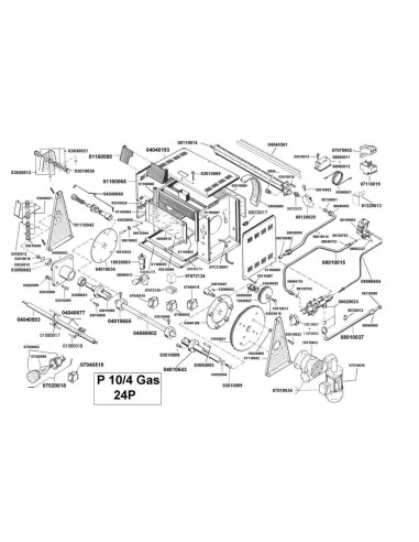 Pièces détachées CB S.R.L. P10-4 GAS Annee 0 - CB S.R.L. P10-4 GAS - Annee 0 - Cb S.R.L