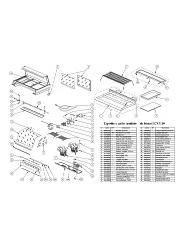 Pièces détachées CB S.R.L. ECV3110 Annee 0 - CB S.R.L. ECV3110 - Annee 0 - Cb S.R.L