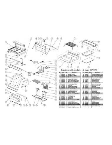 Pièces détachées CB S.R.L. ECV2076 Annee 0 - CB S.R.L. ECV2076 - Annee 0 - Cb S.R.L