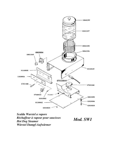 Pièces détachées CB S.R.L. SW1 Annee 0 - CB S.R.L. SW1 - Annee 0 - Cb S.R.L