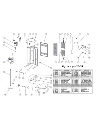 Pièces détachées CB S.R.L. 2B-30 Annee 0 - CB S.R.L. 2B-30 - Annee 0 - Cb S.R.L