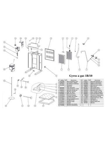 Pièces détachées CB S.R.L. 1B-10 Annee 0 - CB S.R.L. 1B-10 - Annee 0 - Cb S.R.L