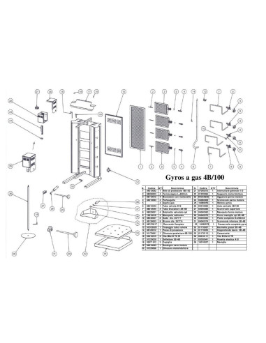 Pièces détachées CB S.R.L. 4B-100 Annee 0 - CB S.R.L. 4B-100 - Annee 0 - Cb S.R.L