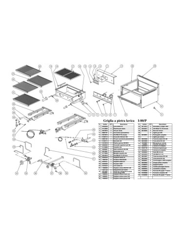 Pièces détachées CB S.R.L. I80-P Annee 0 - CB S.R.L. I80-P - Annee 0 - Cb S.R.L