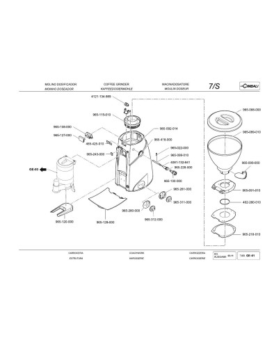 Pièces détachées CIMBALI 7-S - CIMBALI 7-S - Cimbali