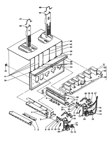 Pièces détachées Cm - Versione 850 - 220 Volt - 50 Hz - Chariot - 7 - C173X00 - Wittenborg 