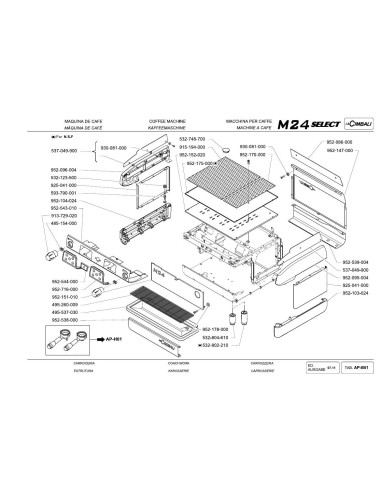 Pièces détachées CIMBALI M24-SELECT - CIMBALI M24-SELECT - Cimbali