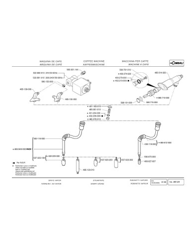 Pièces détachées CIMBALI M28-SELECT Annee 200101- - CIMBALI M28-SELECT - Annee 200101- - Cimbali