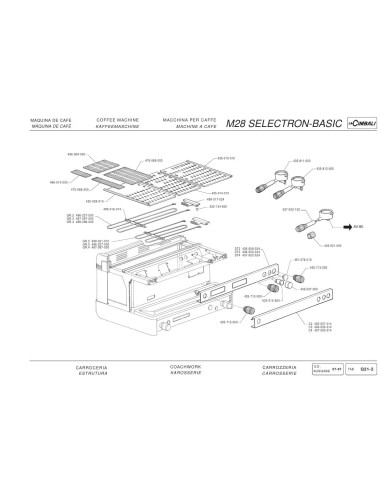 Pièces détachées CIMBALI M28-SELECTRON (200101-) Annee 200101- - CIMBALI M28-SELECTRON (200101-) - Annee 200101- - Cimbali