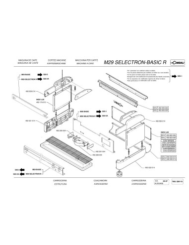 Pièces détachées CIMBALI M29-SELECTRON Annee 200705- - CIMBALI M29-SELECTRON - Annee 200705- - Cimbali