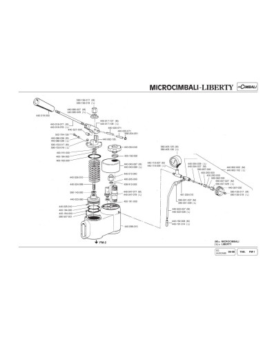 Pièces détachées CIMBALI LIBERTY (199806-) Annee 199806- - CIMBALI LIBERTY (199806-) - Annee 199806- - Cimbali