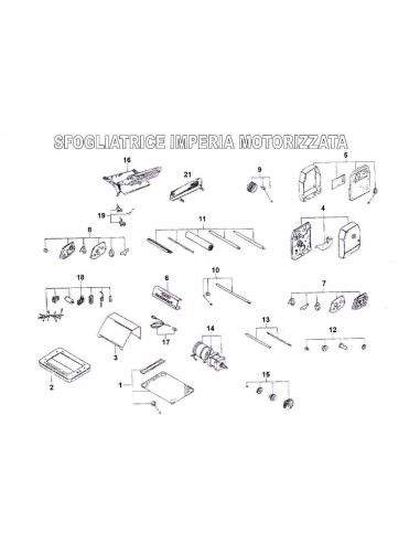 Pièces détachées FAMA SFOGLIATRICE IMPERIA MOTORIZZATA Annee 2011 - FAMA SFOGLIATRICE IMPERIA MOTORIZZATA - Annee 2011 - Fama