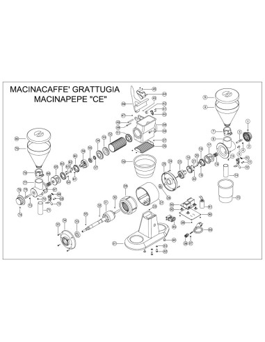 Pièces détachées FAMA MACINACAFFE GRATTUGIA MACINAPEPE CE Annee 2016 - FAMA MACINACAFFE GRATTUGIA MACINAPEPE CE - Annee 2016 - F