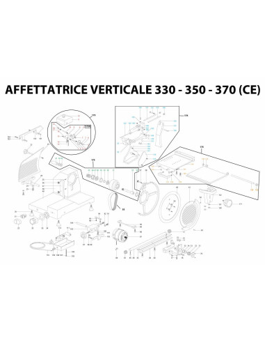 Pièces détachées FAMA AFFETTATRICE VERTICALE 350 CE Annee 2014 - FAMA AFFETTATRICE VERTICALE 350 CE - Annee 2014 - Fama