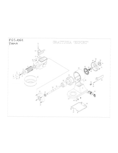 Pièces détachées FAMA GRATTUGIA SEMPLICE EXPORT Annee 0 - FAMA GRATTUGIA SEMPLICE EXPORT - Annee 0 - Fama