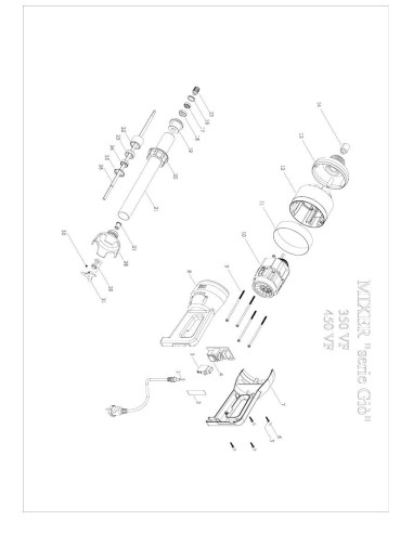 Pièces détachées FAMA MIXER 450VF Serie Gio CE Annee 0 - FAMA MIXER 450VF Serie Gio CE - Annee 0 - Fama