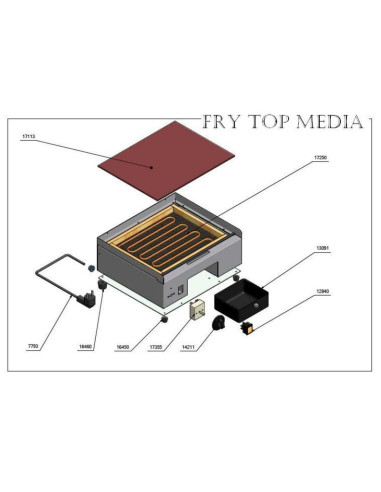 Pièces détachées FAMA FRY TOP MEDIA Annee 2015 - FAMA FRY TOP MEDIA - Annee 2015 - Fama