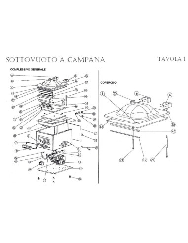 Pièces détachées FAMA SOTTOVUOTO A CAMPANA Annee 2015 - FAMA SOTTOVUOTO A CAMPANA - Annee 2015 - Fama