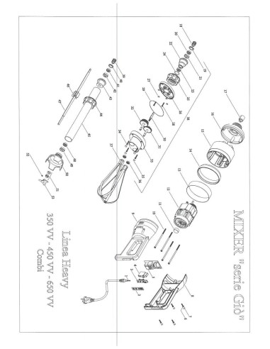 Pièces détachées FAMA MIXER 650VV Annee 2010 - FAMA MIXER 650VV - Annee 2010 - Fama