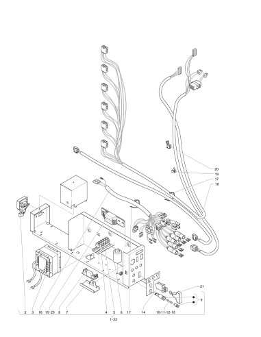 Pièces détachées Snakky Ry - 220 Volt - 50 Hz - Panneau électrique - 5 - C294X00 - Necta 