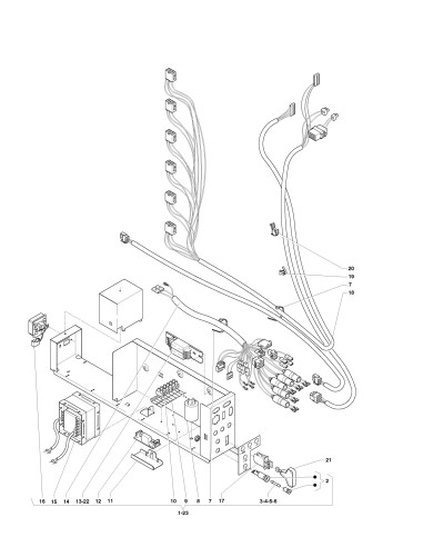 Pièces détachées Sfera   -   220V 50Hz - Panneau électrique - 5 - C211X01 - Necta 