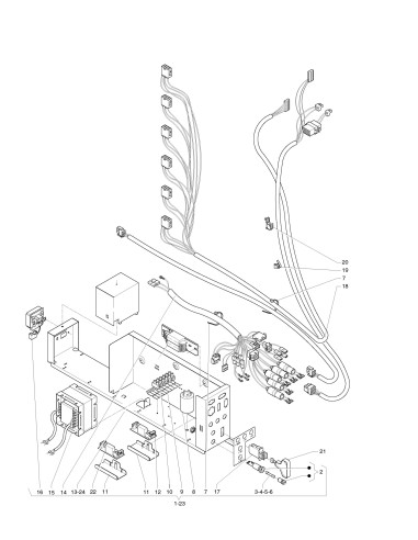 Pièces détachées Sfera Food - 220V 50Hz - Panneau électrique - 5 - C223X01 - Necta 