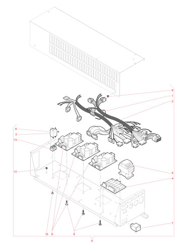 Pièces détachées Festival - 120V 60Hz - Panneau électrique - 4 - C4755X00 - Necta 