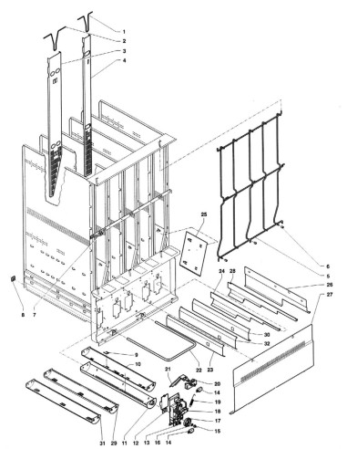 Pièces détachées Zeta 550/9 - Chariot - 5 - C126X0 - Necta 