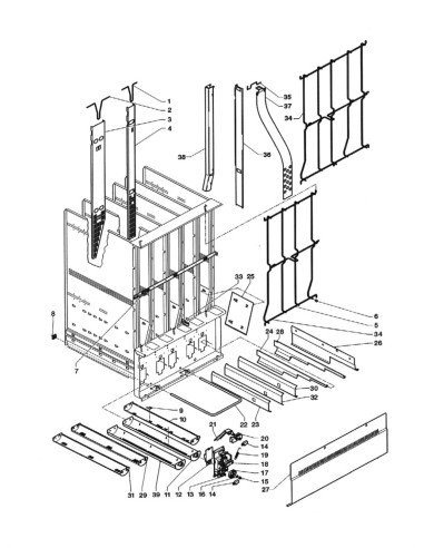 Pièces détachées Zeta - Versione 750 - 220 Volt - 50 Hz - Chariot - 5 - C149X01 - Necta 