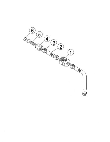 Pièces détachées  - CO2 inlet Harness Assembly - 2 - C112X0 - Necta 