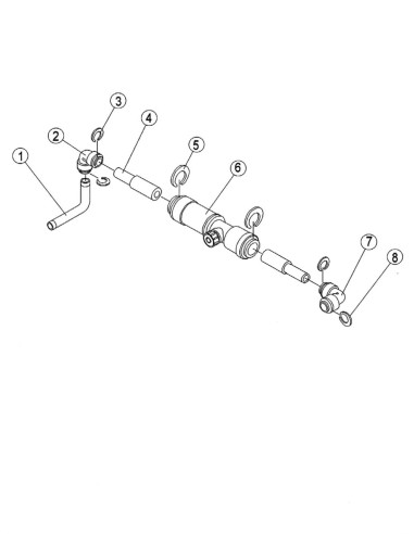 Pièces détachées  - CO2 double back check valve assembly - 3 - C112X0 - Necta 