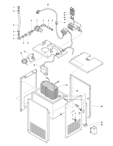 Pièces détachées  - Circuit hydraulique - 1 - C229X00 - Necta 