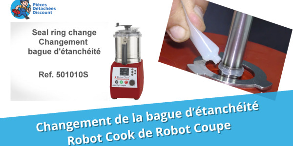 Tuto Robot Cook Robot Coupe : Changer la bague d'étanchéité